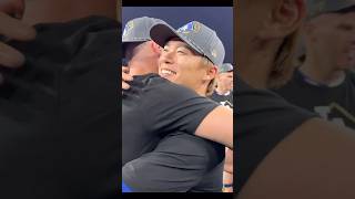 3回目のシャンパンファイト！ドジャース超大盛り上がり！大谷翔平•山本由伸•佐々木朗希【地区優勝2025】