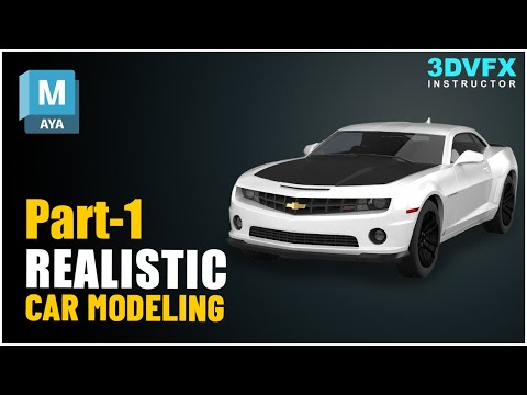 Car Modeling in Maya #camaro part-1