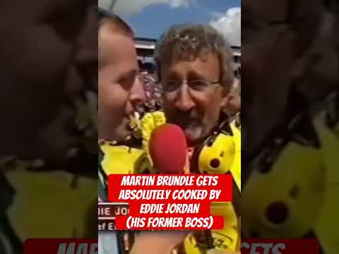 Martin Brubdle gets cooked by Eddie Jordan (His former boss) #f1 #formula1