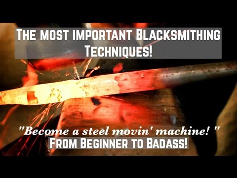 The Most Important Blacksmithing Techniques? How to Forge Tapers! The ESSENTIAL guide