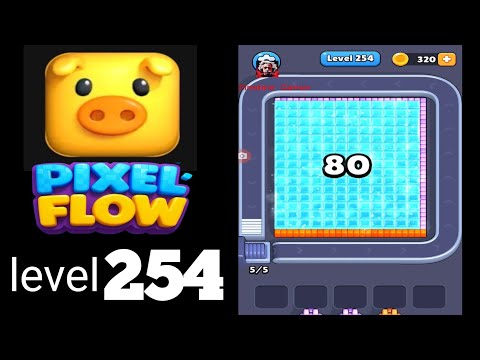 Pixel Flow Level 254 Walkthrough