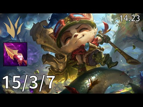 Teemo Jungle vs Rengar - EUW grandmaster | Patch 14.23