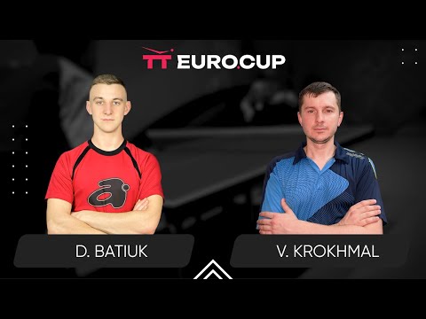 13:40 Dmytro Batiuk - Vitalii Krokhmal 19.06.2024 TT Euro.Cup Ukraine Master. TABLE 4