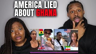 🇬🇭 American Couple Reacts to America Lied To US About AFRICA: Ghana Pt 2
