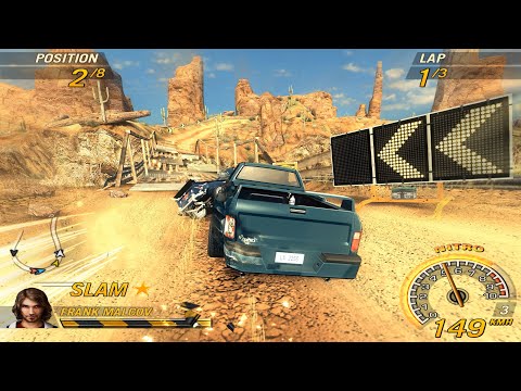 FlatOut 2 - Street rural cup (Career walkthrough part 23)