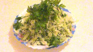 preview picture of video 'Салатик из капусты, который все хвалят. Cabbage salad, which is all praise.'