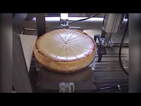 High Speed Inline Round Cheesecake Cutting Machine - ACCUSLICE-400 FoodTools