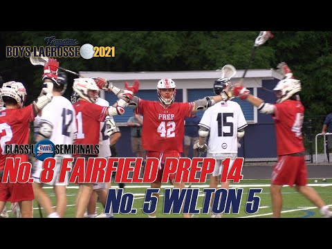 Fairfield Prep rips past Wilton in 2021 Class L boys lacrosse semifinals