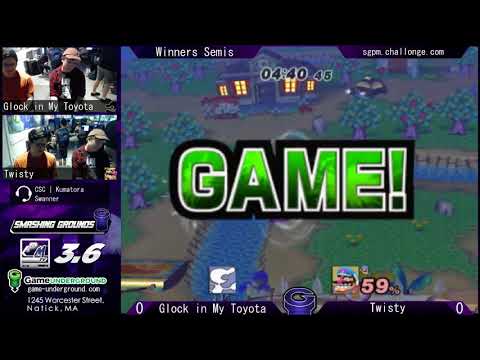 SG at GU 15.4 WS glock in my toyota (Game & Watch) vs Twisty (Wario)