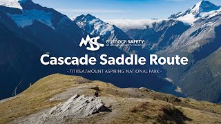 NZ Mountain Safety Council has created this video on the Cascade Saddle Route. It is a very challenging and technical climb and numerous deaths have occurred here, so you'll need advanced tramping experience to navigate the pass safely.