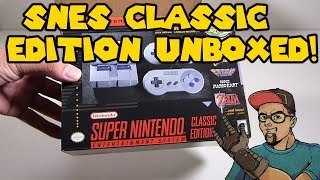 Super Nintendo Entertainment System Classic Edition Unboxed! SNES Mini!