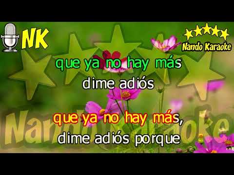 PORQUE EL AMOR SE VA - Ximena Karaoke