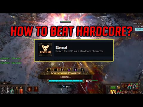 Level 90 Hardcore Solo Self Found in Path of Exile and How I did it!