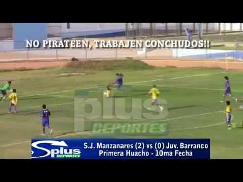 S.J. MANZANARES (2) vs (0) JUV. BARRANCO - FÚTBOL HUACHANO - 10MA FECHA 2015.