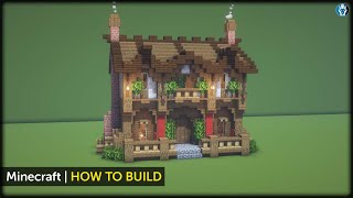 Minecraft How to Build a Medieval Tavern Tutorial