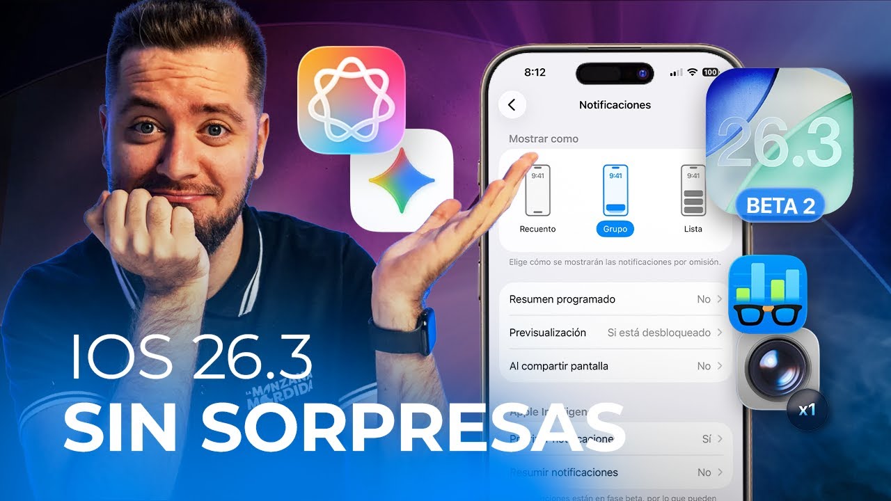 iOS 26.3 Beta 2: Adiós a una función y Gemini llega a Apple Intelligence