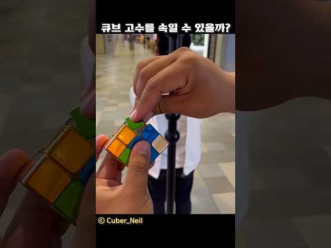 큐브 고수를 속일 수 있을
