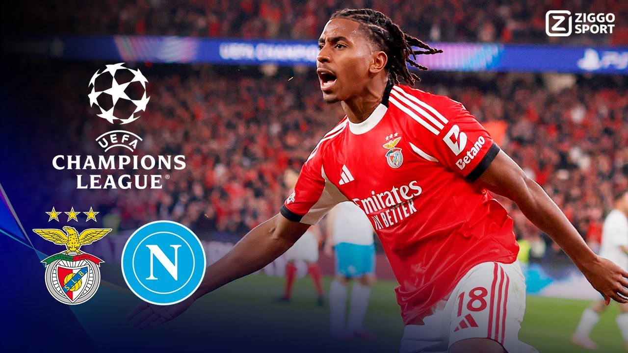 BARREIRO DOET HET MET IJSKOUD HAKJE ACHTER STANDBEEN!🥶🥵 | Benfica vs Napoli | Champions League 25/26