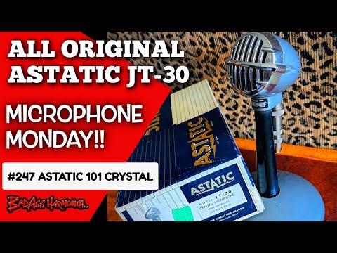 Best Blues Harmonica Microphones | Astatic JT30 Crystal Bullet Mic in box - Microphone Monday 247