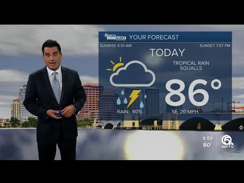 WPTV First Alert Weather Forecast: Saturday morning, Aug. 14, 2021