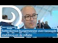 Kijk terug: Rotterdamse burgemeester Aboutaleb over onder andere de voorgestelde stadsbrug