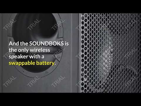 The New SOUNDBOKS - The Loudest Portable Bluetooth Performance Speaker (126 dB,