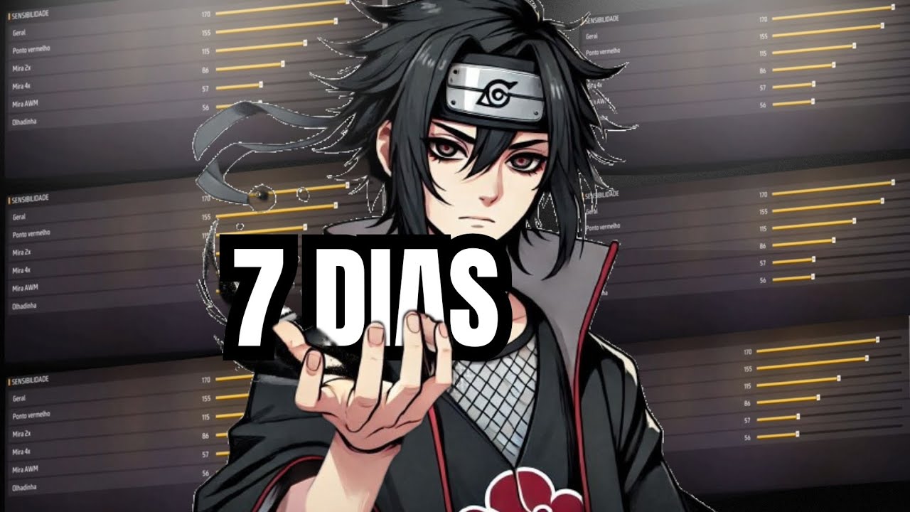 "7 DIAS CRIANDO A SENSIBILIDADE PERFEITA"(FREE FIRE)