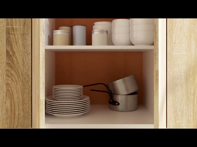Video Teaser für 801191 vidaXL Bottom Cabinet Sonoma Oak 60x46x81,5 cm Engineered Wood
