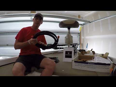 Seastar Hydraulic Steering System Install