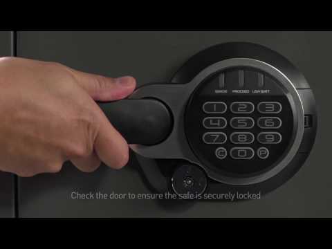 How to Open a Sentry®Safe Electonic Lock and Dual Key Fire Safe