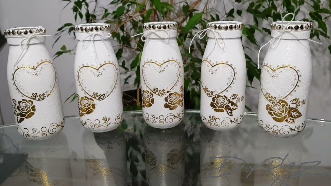 Watch Decoration En Verre Design Now DIY glass bottle recycling idea-Décoration mariage-recyclage bouteille en verre #wedding #decoration