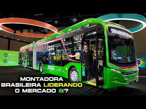 🚎EXCLUSIVO: VOCÊ JÁ CONHECE A MARCA BRASILEIRA LÍDER EM ÔNIBUS ELÉTRICOS? Veja lançamentos da ELETRA