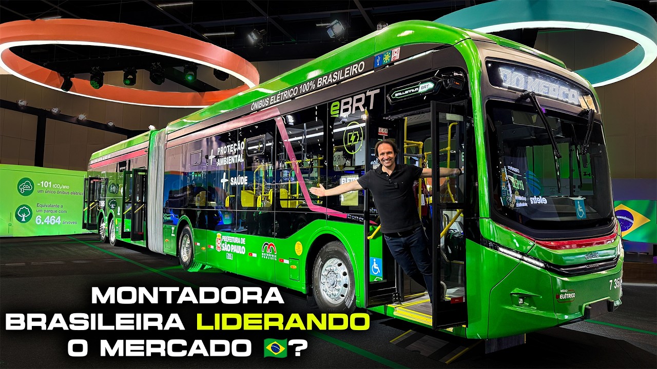 🚎EXCLUSIVO: VOCÊ JÁ CONHECE A MARCA BRASILEIRA LÍDER EM ÔNIBUS ELÉTRICOS? Veja lançamentos da ELETRA