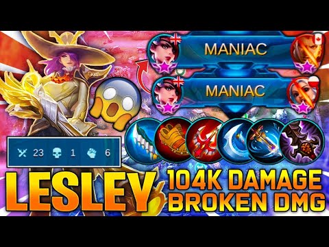 Top 1 Global Lesley HeadShot!! Lesley Perfect SAVAGE!! - By Ako Si Bidaman - MLBB