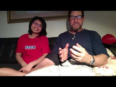 Conversation with a little Cambodian girl.