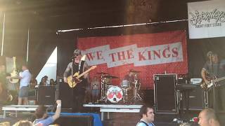 We The Kings - On My Love NEW SONG - Vans Warped Tour - Ventura, CA 6/24/18