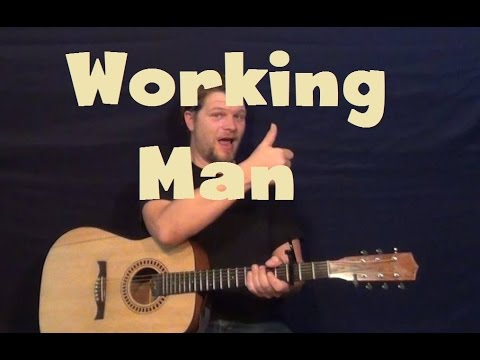 Working Man (Imagine Dragons) Easy Guitar Lesson How to Play Tutorial