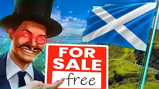 Buying Scotland to 1 UP Mr Beast - FREE LAND IS PERFECTLY BALANCED WITH NO EXPLOITS