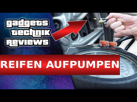 Reifen aufpumpen 🆗 Reifendruck prüfen und Autoreifen einfach an der Tankstelle  auffüllen