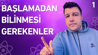 ✨ 2026 React Native Dersleri 1 - Kursa Başlamadan Önce Bilinmesi Gerek