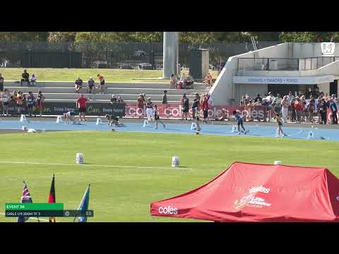 Girls U11 200m Timed Final 3: 2022/23 State Track and Field Championships