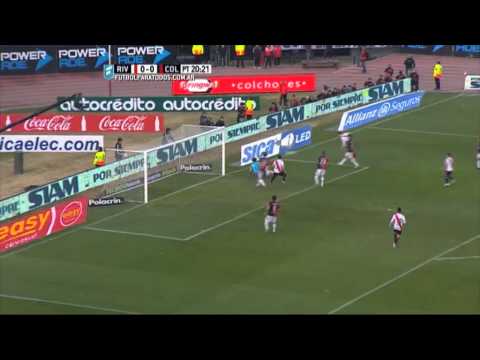 Broun en dos tiempos. River 0 Colón 0.Fecha 18.Torneo Primera División 2015.FPT