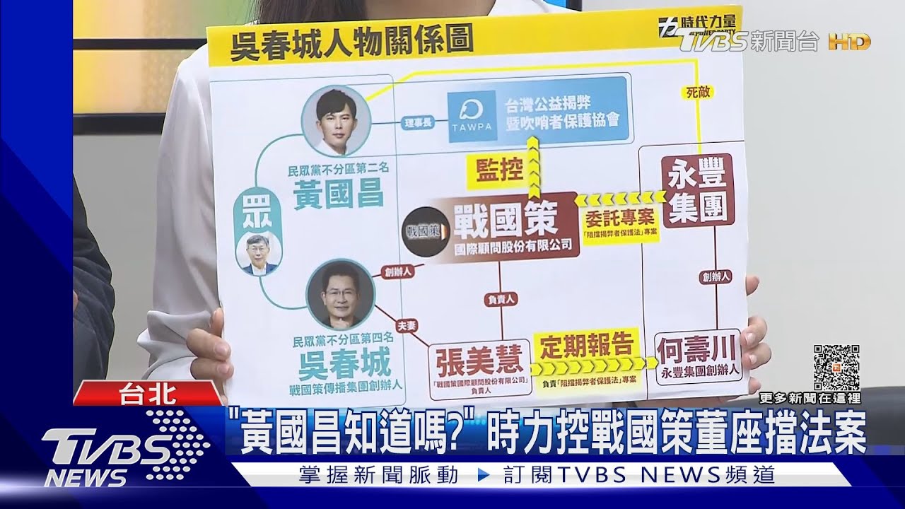 「黃國昌知道嗎」！時力控戰國策董座擋揭弊者保護法