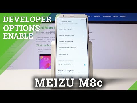 How to Activate Developer Options in MEIZU M8C – OEM Unlock & USB Debugging