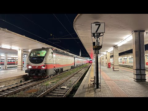 TRENO INTERNAZIONALE EURONIGHT 294 A FIRENZE S. M. NOVELLA: Manovre & Partenza! [E402B FB2-IC SUN]