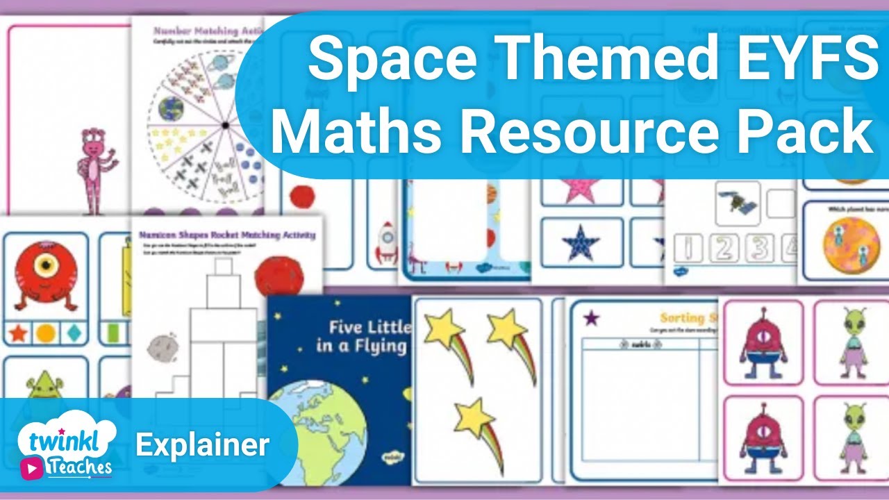 EYFS Space-Themed Maths Activity Pack