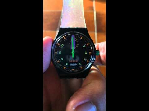 Jess Rush SSB100  - stop watch Swatch - 1992