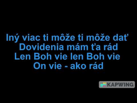 Pavol Habera - Boh vie (Karaoke version) feat. Ibrahim Maiga
