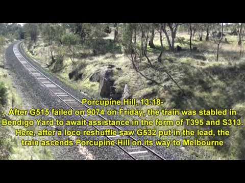 9074 with G532, S313, T395 and a dead G515 on Porky 17/5/14