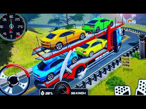 Car Transporter Truck Driving Simulator 3D - Android Gameplay #transport 